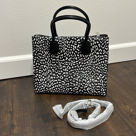 Mercer Leopard Leather Tote Bag - Picture 7 of 8